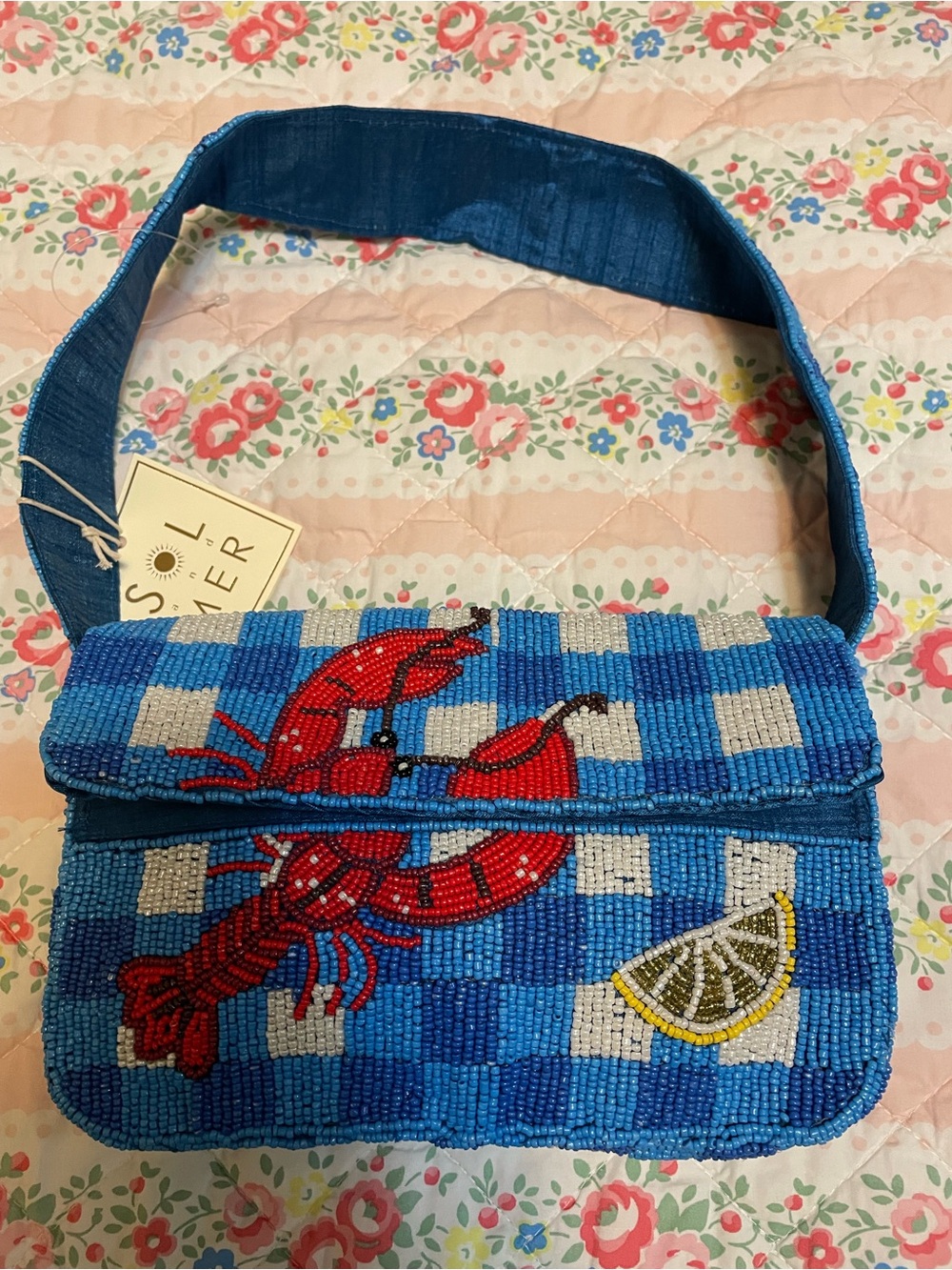 Sol and Mer Lobster Handbag NWT